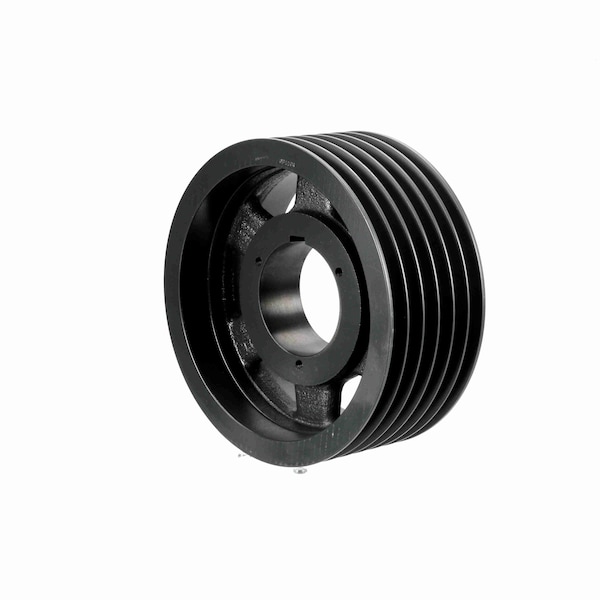 6 Groove Cast Iron Bushed Bore Multiple Sheave, 6B110R